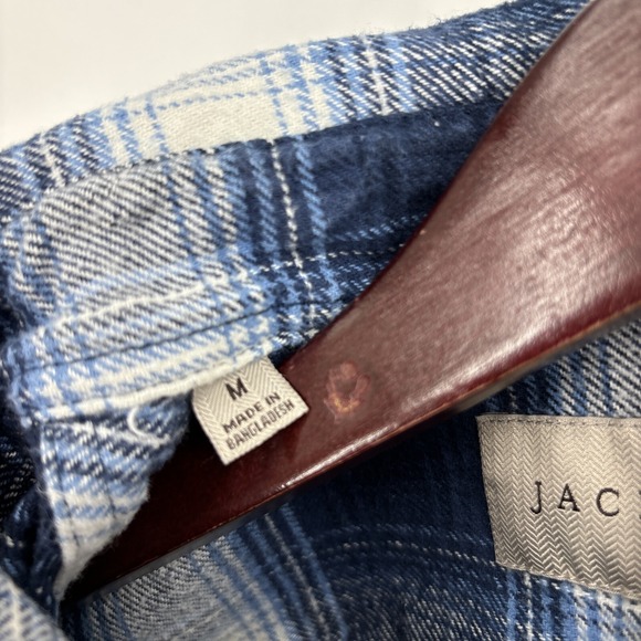 Jachs Flannel Shirt LOT‎ Blue & Red Plaid Cotton Button-Up Mens Medium - Picture 11 of 12